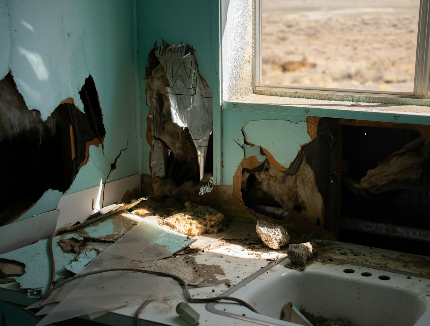 Interior teardown during water restoration